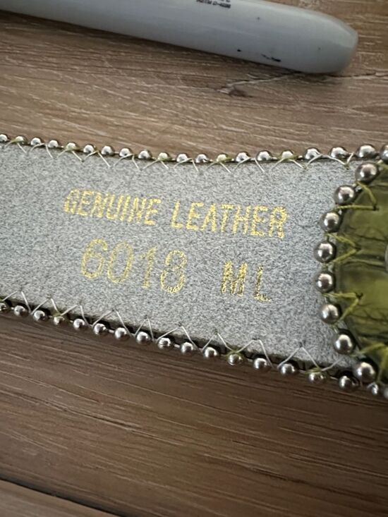 Western Bling Belt Y2K M/L
